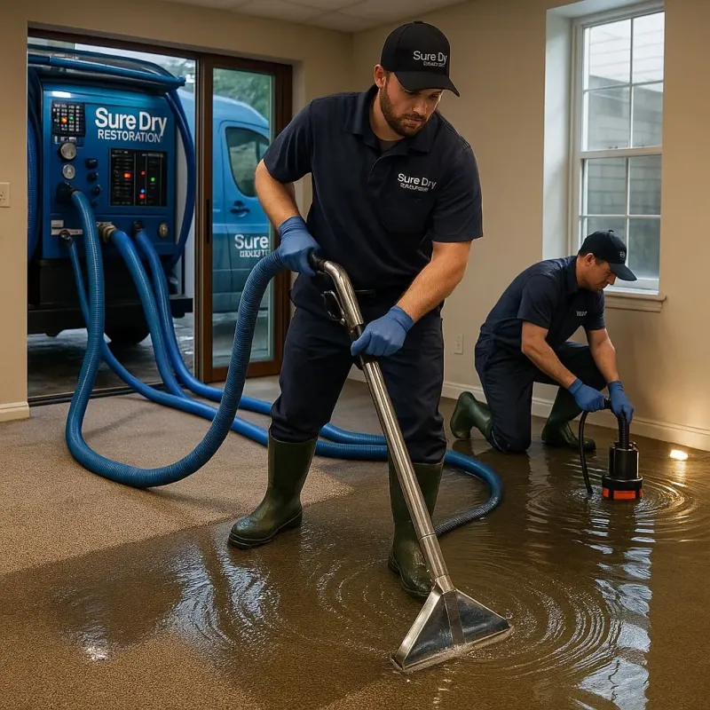 Water Extraction and Removal process in Oak Point, TX